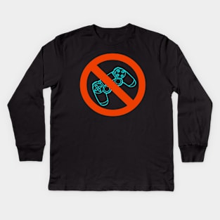 Anti-PS4 Kids Long Sleeve T-Shirt